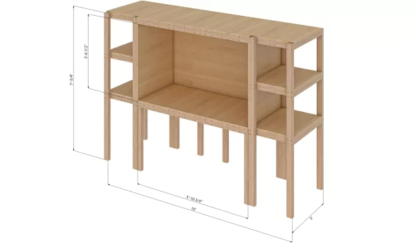 3×10 Workbench with Shelves - Image 3