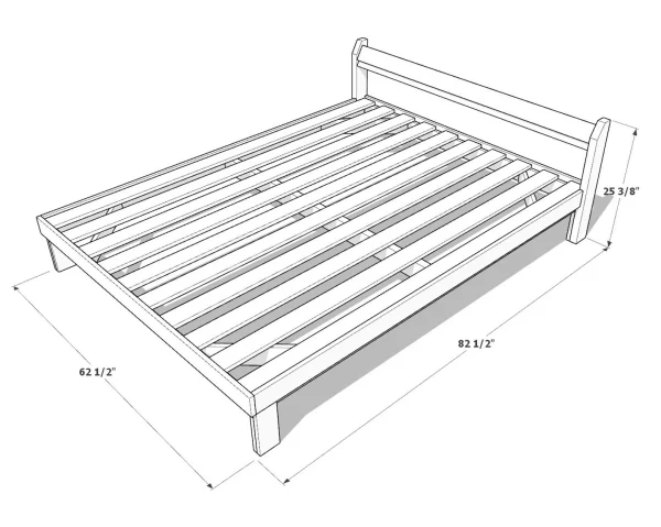 Queen Bed - Image 6