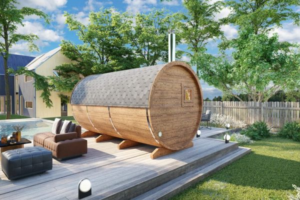 Large Barrel Sauna - Image 3