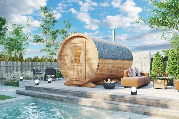Large Barrel Sauna - Image 2