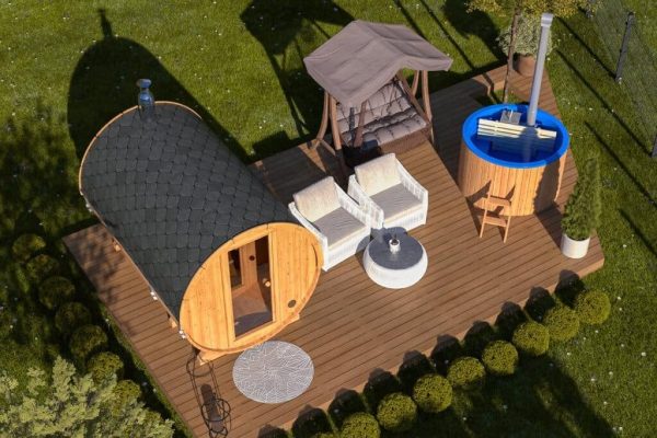 Medium Barrel Sauna - Image 3