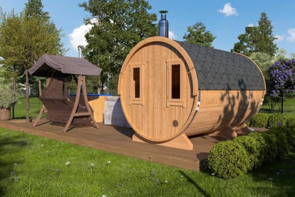 Medium Barrel Sauna - Image 5