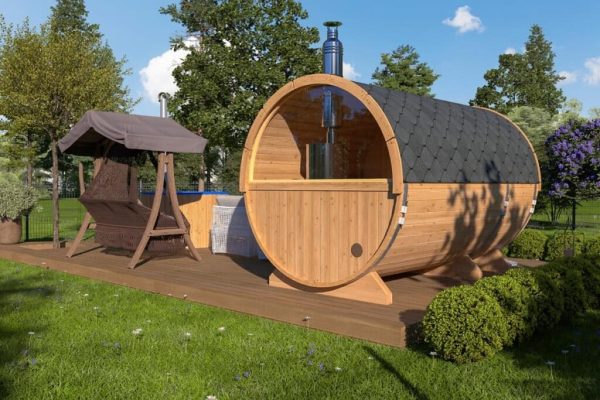 Medium Barrel Sauna - Image 6