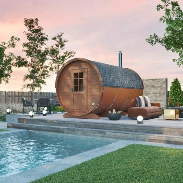 Large Barrel Sauna