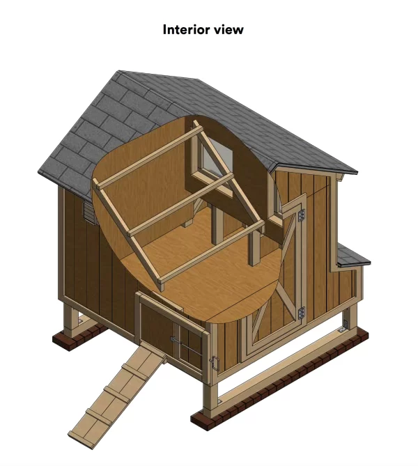 6x6 Chicken Coop For 12 Chickens - Image 3